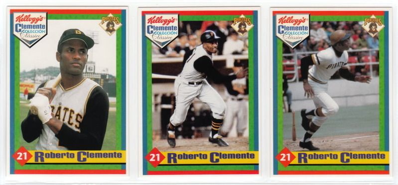   Clemente SET~94~ROBERTO CLEMENTE~Kelloggs~BOB~PITTSBURGH PIRATES