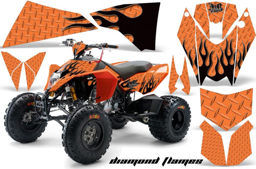 AMR GRAPHIC KIT KTM QUAD 450/525 EXC XC ATV STICKERS DF  