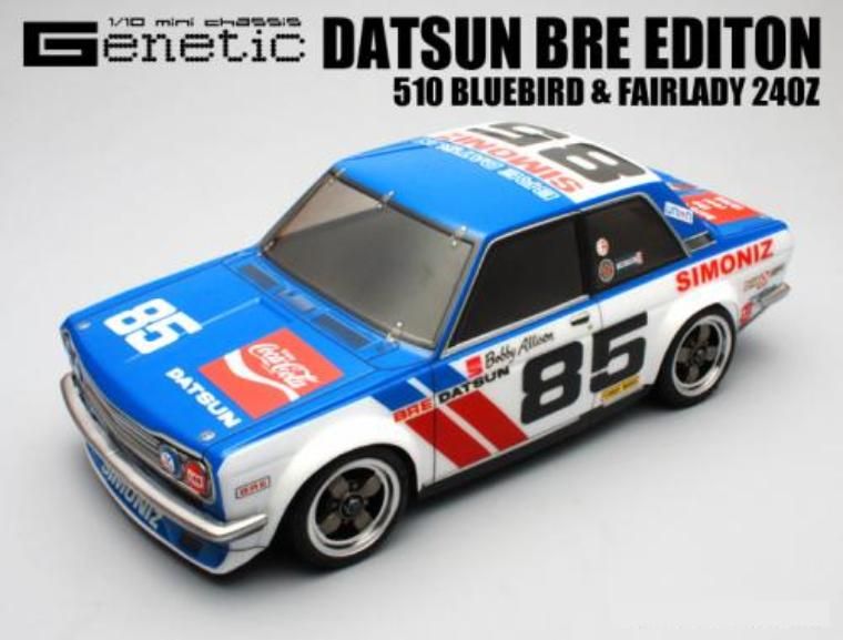 10 RC CAR GENETIC BRE DATSUN 510 BLUEBIRD BRE #85  