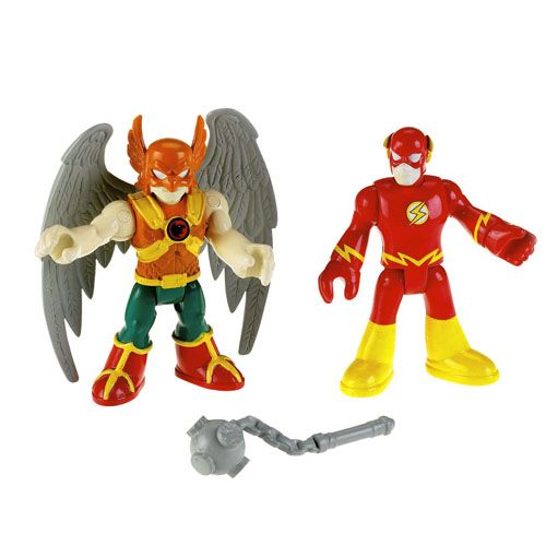 Imaginext DC Super Friends Batcave Hawkman Catwoman Flash Clayface 