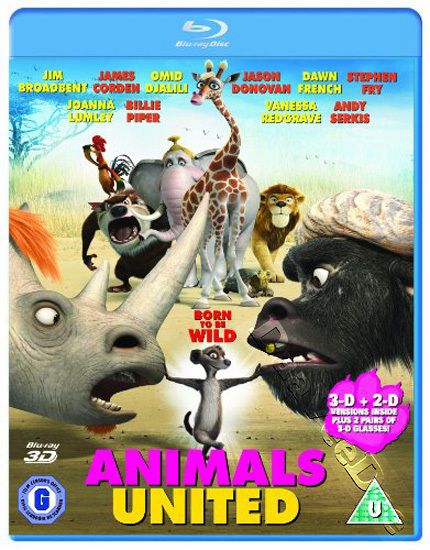 Animals United NEW Family Blu Ray DVD Jim Broadbent  