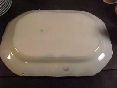 Burgess and Leigh Raleigh 13 1/2 Platter Flow Blue  