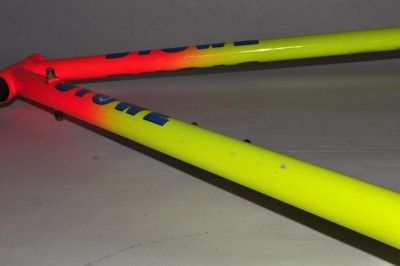 STOWE   Phase 3 Cycles   NEON yellow & orange road bike frame +fork 