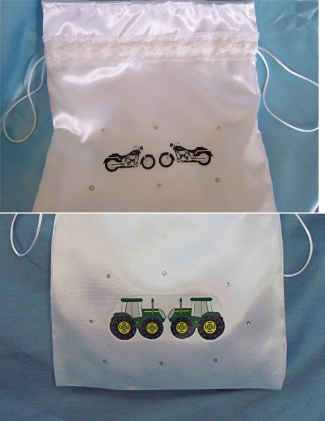 Wedding Bridal Money Bag Tractor or Motorcycle Purse  