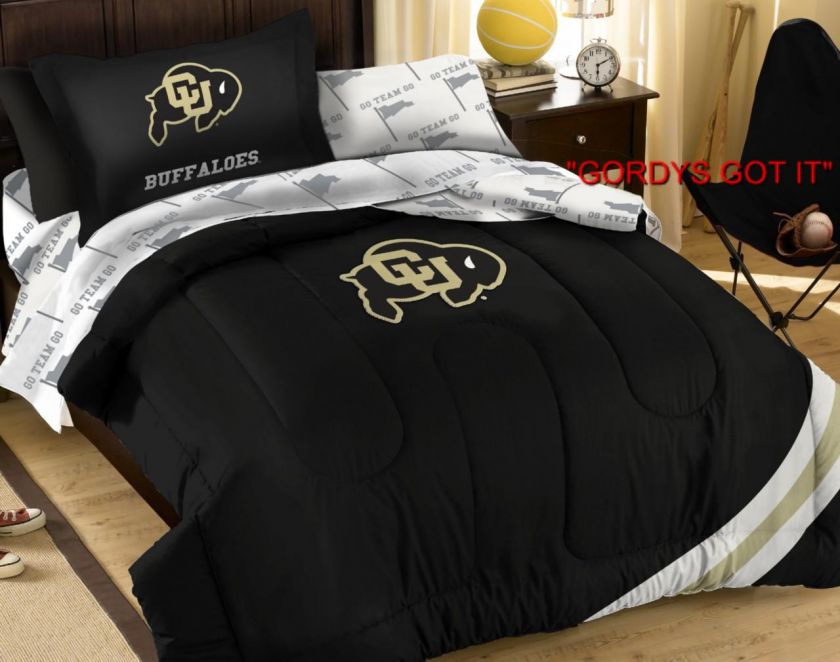 COLLEGE TWIN COMFORTER BED SET 5 PIECE *MORE SCHOOLS*  