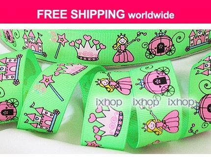   Fairytale Princess (U PICK COLOR) Grosgrain Ribbon 7100/10 2225  