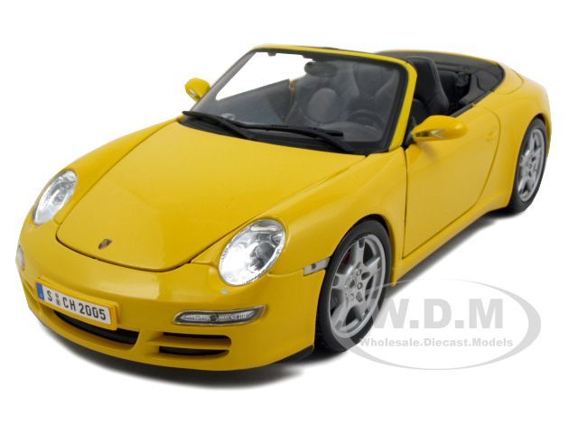   18 scale diecast car model of porsche 911 997 carrera s cabrio die