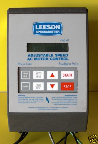 LESSON SPEEDMASTER /ADJUSTABLE SPEED AC MOTOR CONTROL  