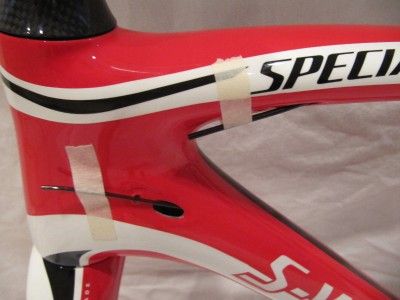 2011 Specialized S Works Roubaix Frame Fork and Headset Size 49cm 