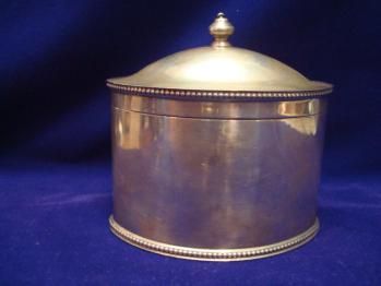 Gorham Sterling Tea Caddy Hand Wrought #2001 Spaulding  