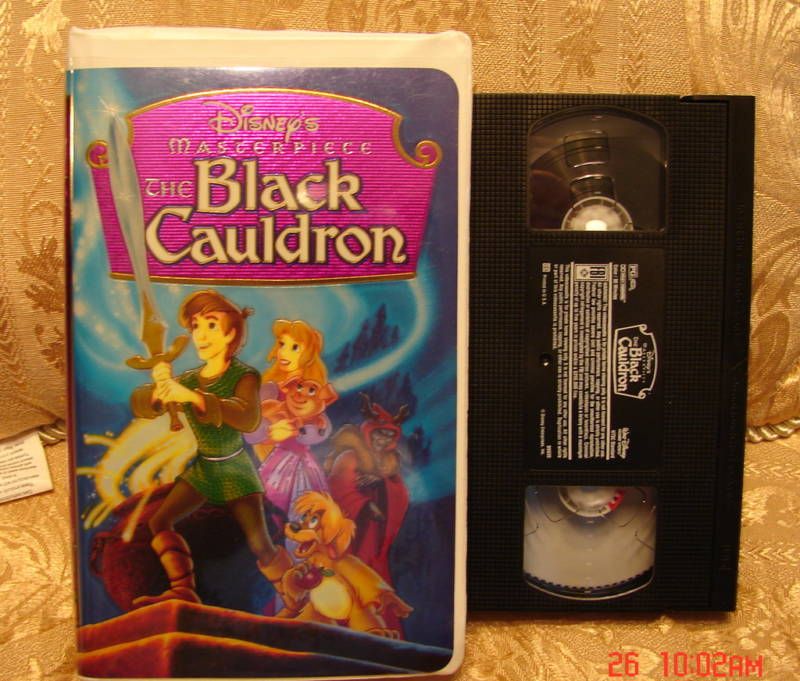 THE BLACK CAULDRON DISNEY MASTERPIECE Vhs Video VGC 786936020212 