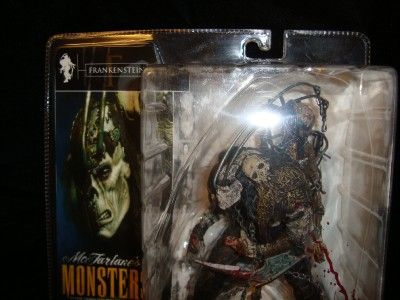 MCFARLANE MONSTERS FRANKENSTEIN CORPSE ON CAGE ON BACK BLOODY CHAINS 