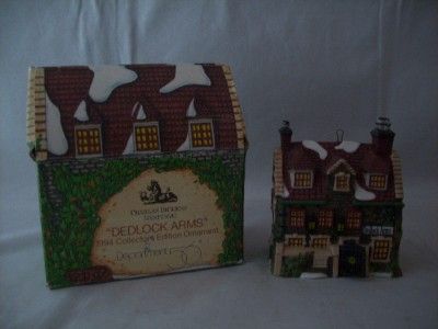 Dedlock Arms Dept 56 Charles Dickens Heritage ORNAMENT  