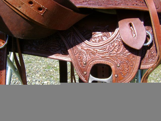   HARDSEAT 16 WESTERN WADE ROPING ROPER RANCHING RANCHER SADDLE by SMM