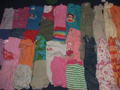 HUGE GIRLS SIZE 4T SUMMER CLOTHING LOT  