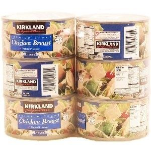 New Kirkland chicken breast packed in water 12.5oz*6can  