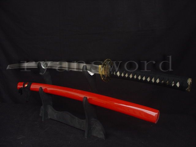   Folded Steel HIGH QUALITY JAPANESE SWORD KATANA CAN CUT TREE  