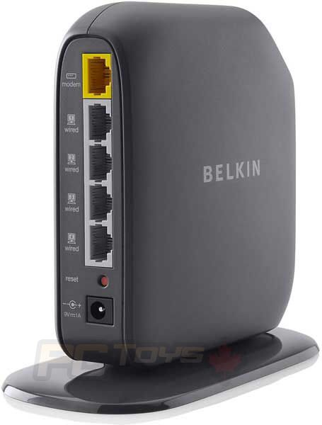 Router de radio N WIFI de SURF N300 de Belkin y equipo combinado de 