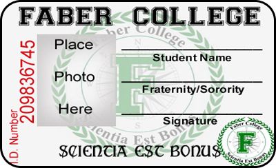 Buy Twilight Movie Props Faber College University id  