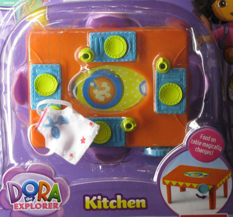 DORA THE EXPLORER DOLLHOUSE FURNITURE KITCHEN SET  