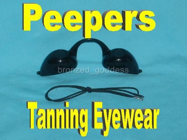 Eye Goggles for the tanning bed