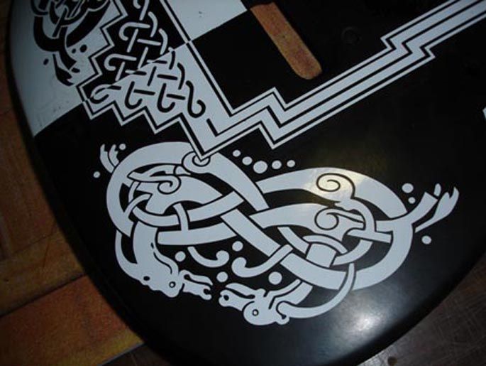 ESP SERPENT GUITAR BODY DECAL GRAPHICS KIT  