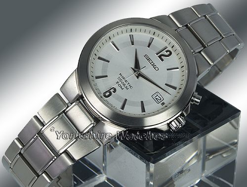 LATEST SEIKO KINETIC FULL TITANIUM SAPPHIRE SKA479P1  