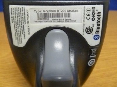 Datalogic Gryphon BT200 SH3640 9017010 Scanner V44  