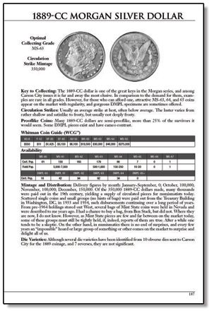 Guide Book of Morgan Silver Dollars  