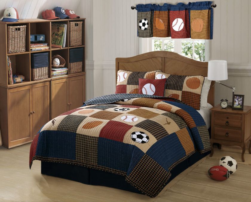 This boys quilt set is 100% cotton face cloth with 100% cotton fiber 