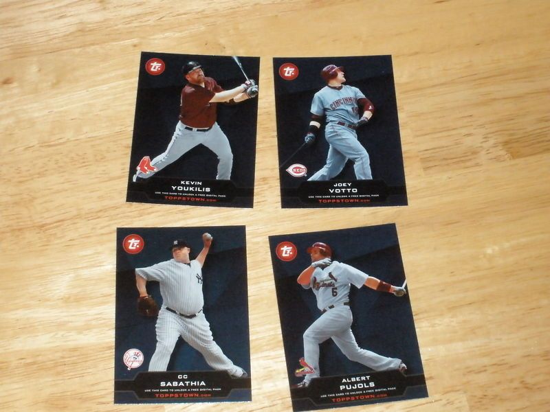 2011 TOPPS TOPPSTOWN ALBERT PUJOLS TT 50 UNUSED  