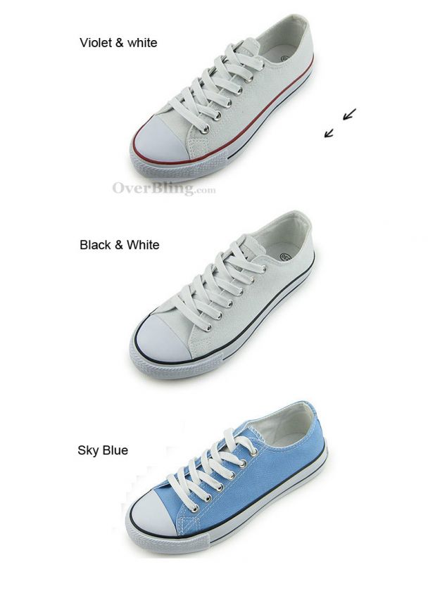 X11023 New Arrival Womens Canvas Low Rise Lace up Sneakers Casual 