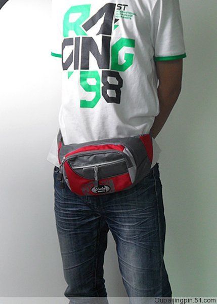 Men Fanny Canvas Waist Pack Bag Belt Adjustable W09  