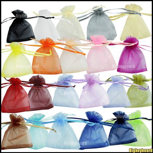organza wedding jewelry packaging favor bags pack of the most