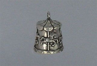 Sterling Silver MERRY GO ROUND Charm  