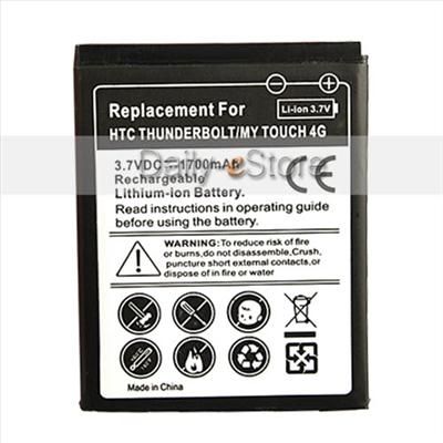 features new generic li ion battery for htc thunderbolt 4g