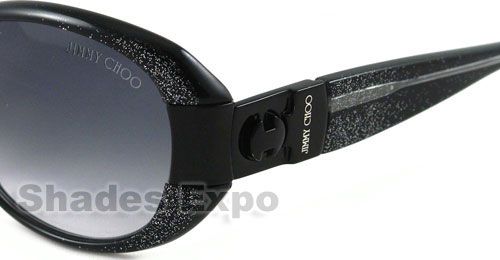 NEW JIMMY CHOO SUNGLASSES JC KAI/S BLACK YHOJJ JCKAI  