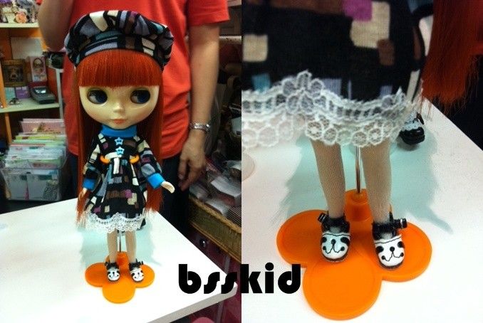 Blythe Pullip Dal Momoko Pukifee Lati Yellow Doll Panda Shoes Cute 