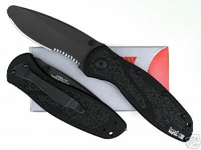 Kershaw Ken Onion Black Rescue Blur Knife 1675BLKST New  