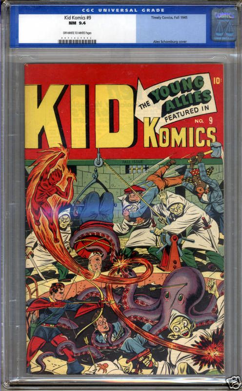 Kid Komics #9 CGC 9.4 NM Universal  