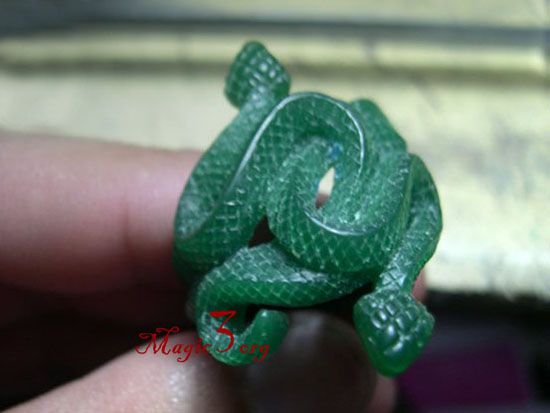 Natural Born Killer Snake Wedding Band Ring Punk EOR04  