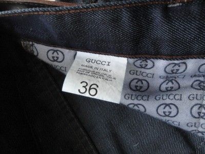 BRAND NEW DARK BLUE GUCCI JEANS+GIFT BELT Sz.40  