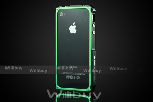 Harnisch High Tech Aluminum/Aluminium Bumper Case for Apple iPhone 4 