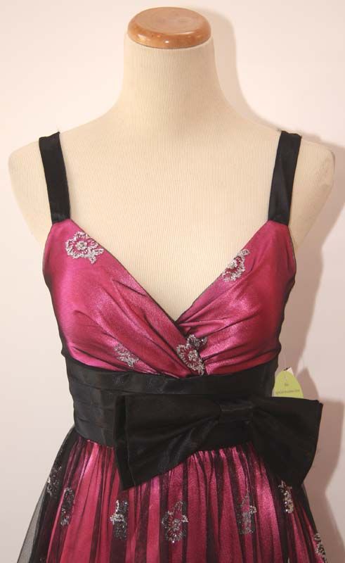 MORGAN & CO $110 Fuchsia Juniors Prom Party Dress NWT  