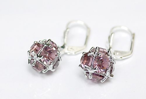   each colour purple stone use swarovski austrian crystals the item is