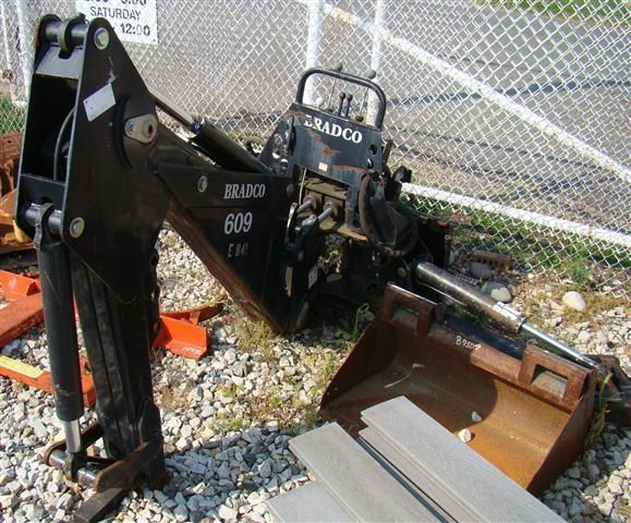 Bradco Skid Steer Mounted Back Hoe 8609X  