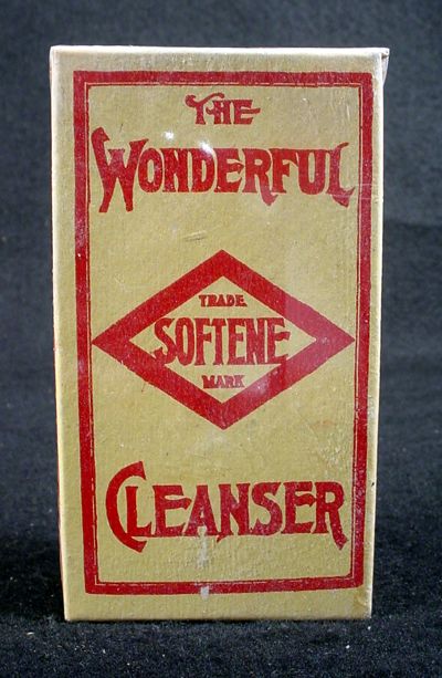 RARE VINTAGE 1920’S SOFTENE SOAP BOX CLEVELAND OHIO OH  