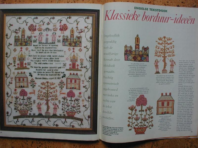 exceptional dutch cross stitch magazine SAMPLERS  