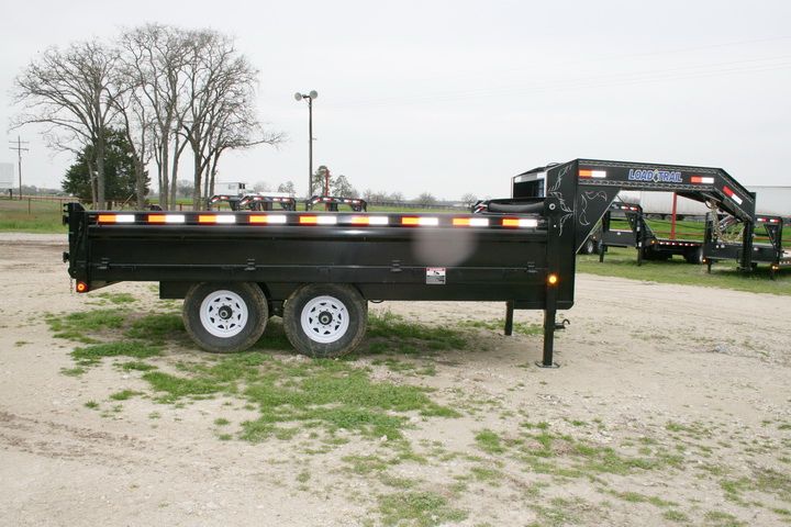 New 14 x 96 Gooseneck Hydraulic Dump Trailer with 7K Axles  