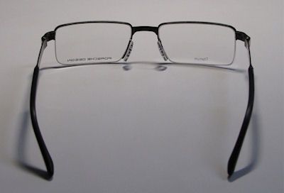 NEW PORSCHE DESIGN 8118 C 52 18 145 HALF RIMLESS TITANIUM EYEGLASS 